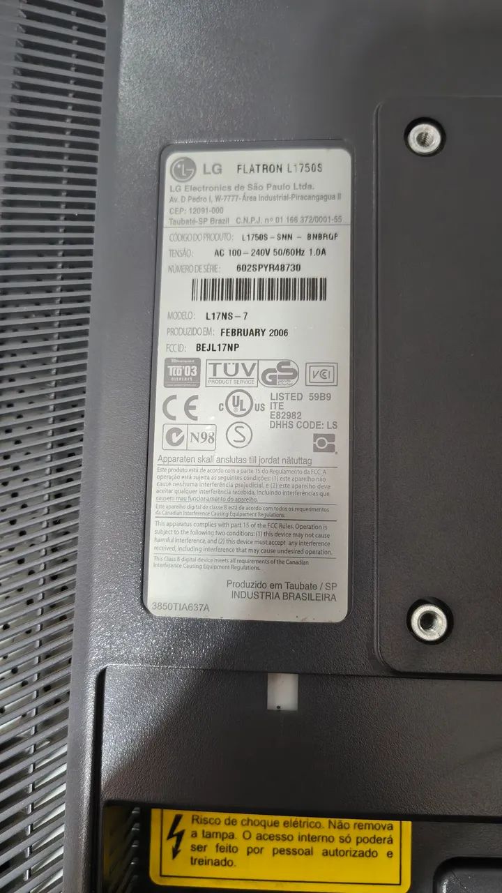 Monitor LG Flatron L1750S - Foto 4