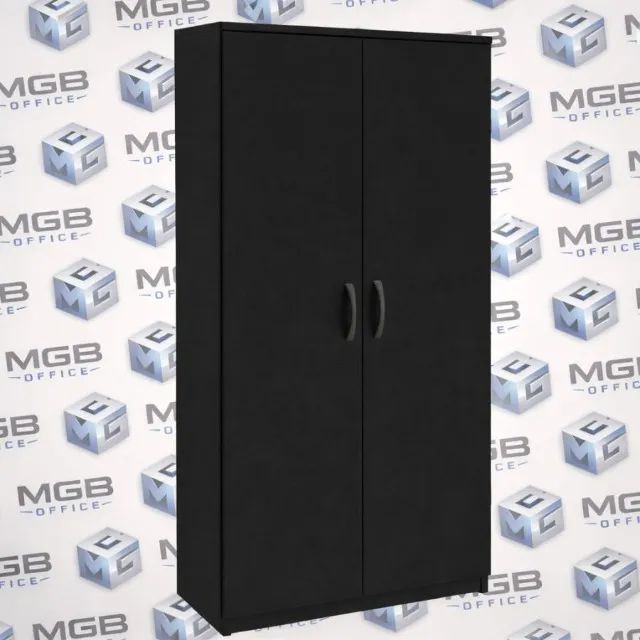 Armário Alto Fechado com 2 Portas - 1,59x0,77x0,40cm - (CINZA ou PRETO) FAZEMOS ENTREGAS!! - Foto 2