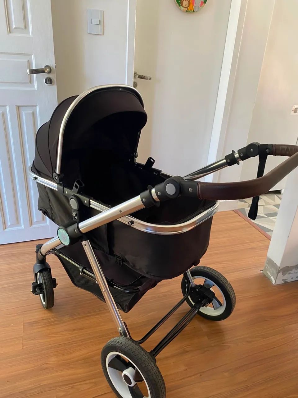 Carrinho de bebê Moisés + bebê conforto  - Foto 4