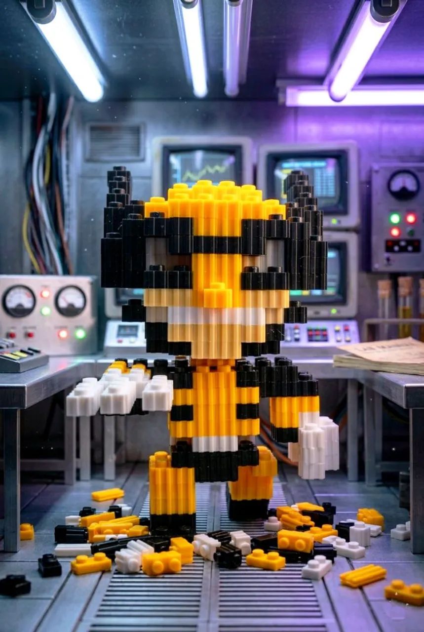Boneco Blocos de Montar | Wolverine  - Foto 2