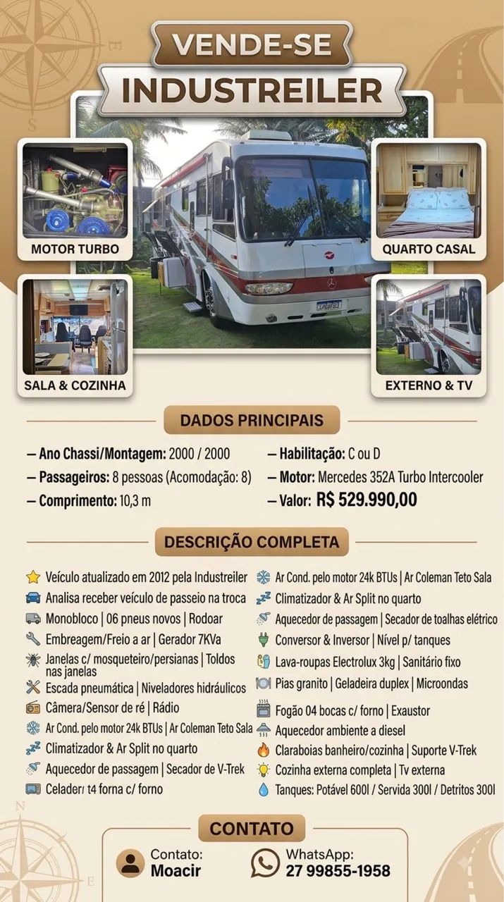 Motorhome Industreiler 2000