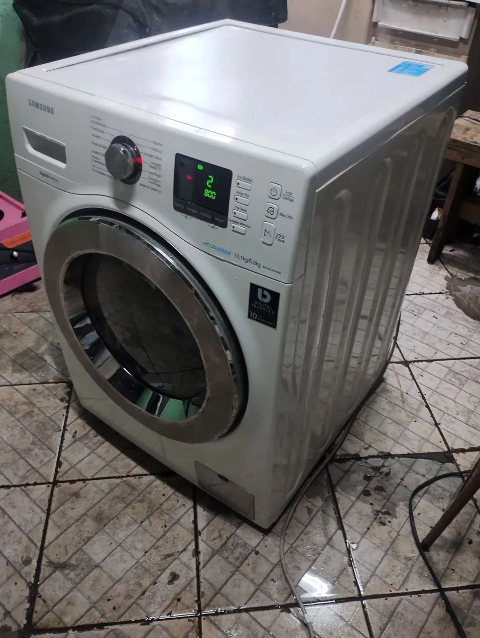 lava e seca Samsung 10 kgs funcionando perfeitamente  - Foto 3
