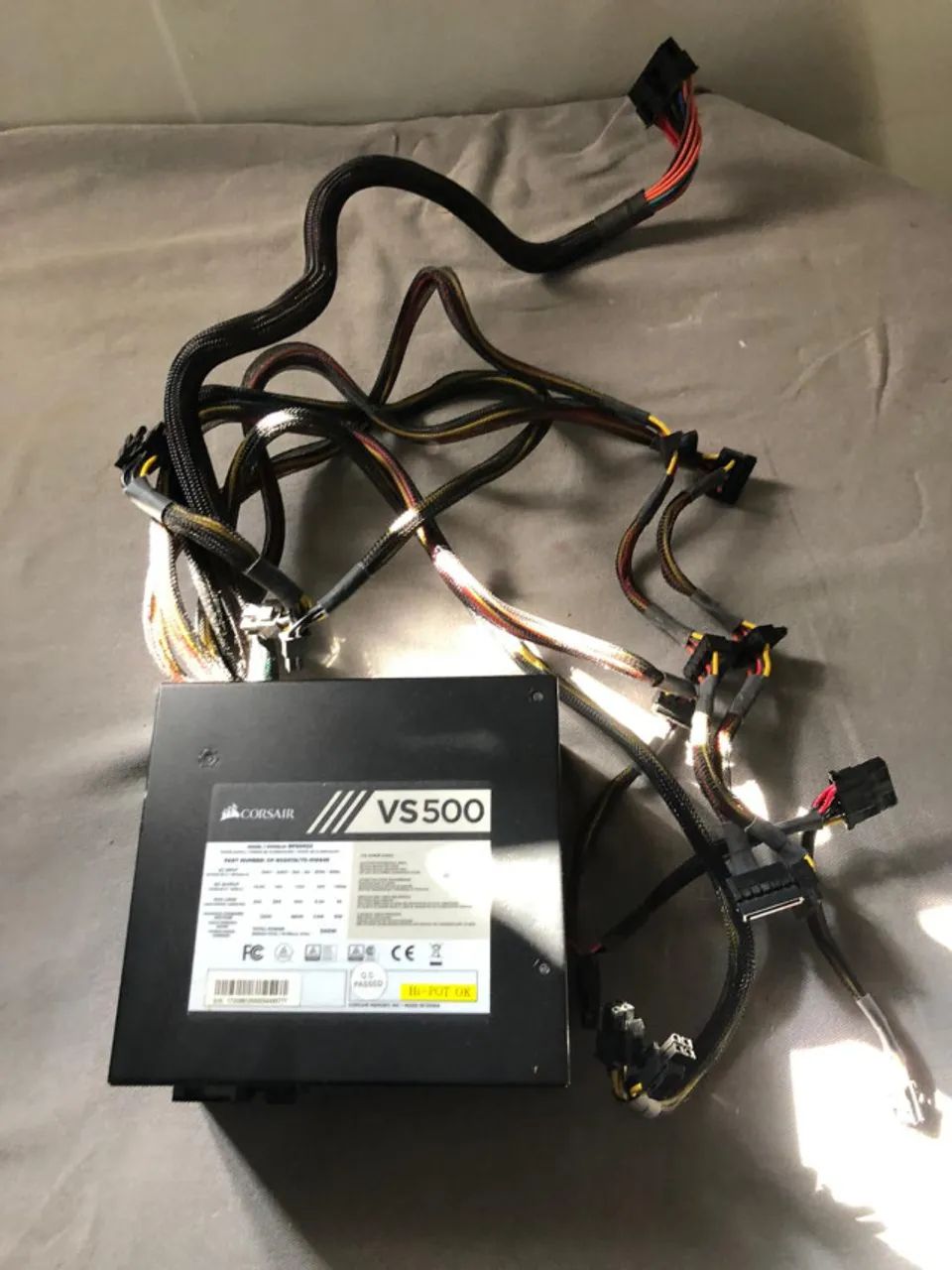 Fonte Corsair 500W 80 Plus - Foto 5
