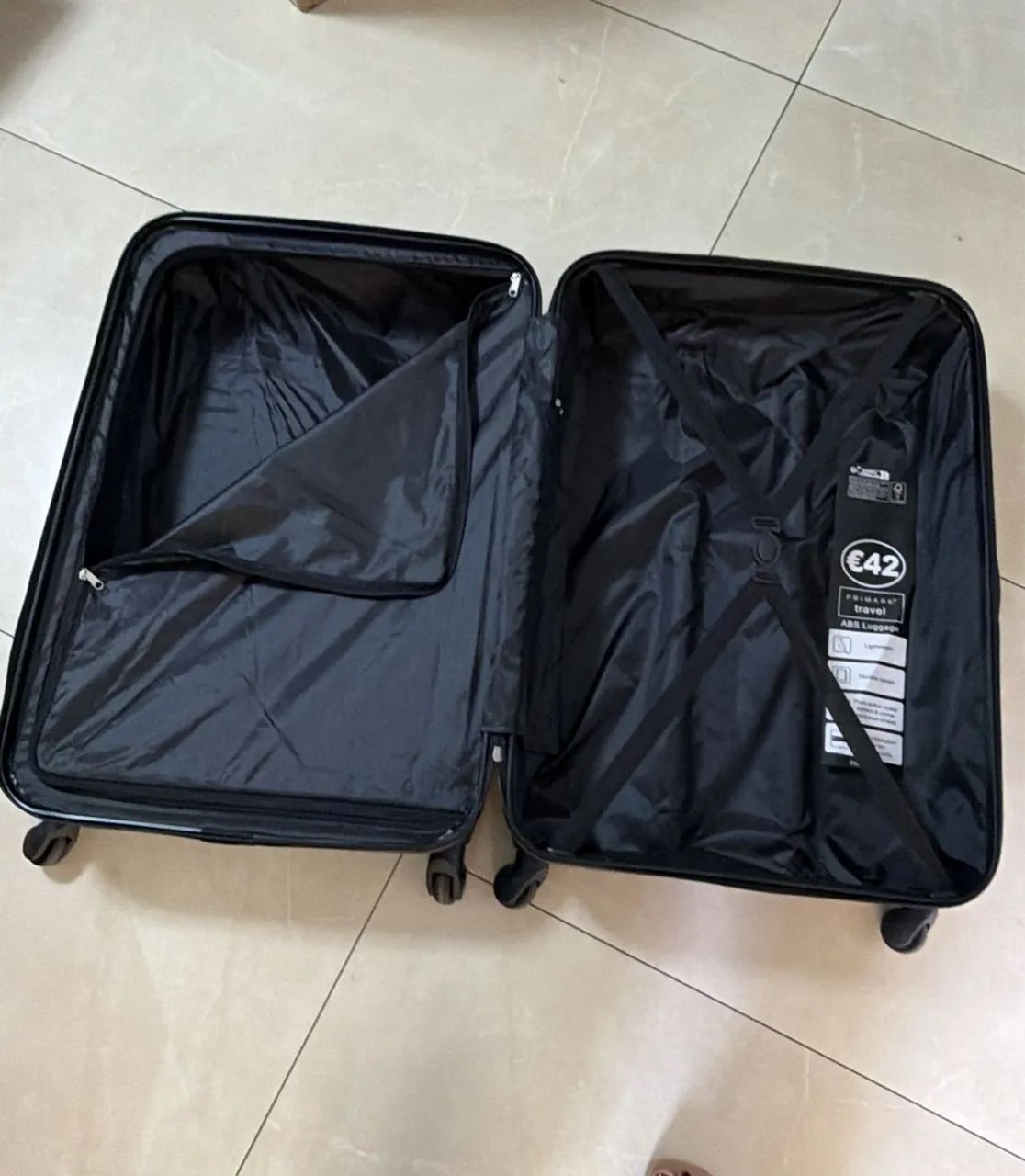 Mala de viagem de 23kg preta - Foto 5
