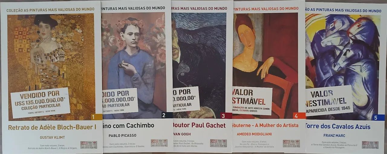 Coleção: As Pinturas Mais Valiosas do Mundo - Revista Caras + HSBC.