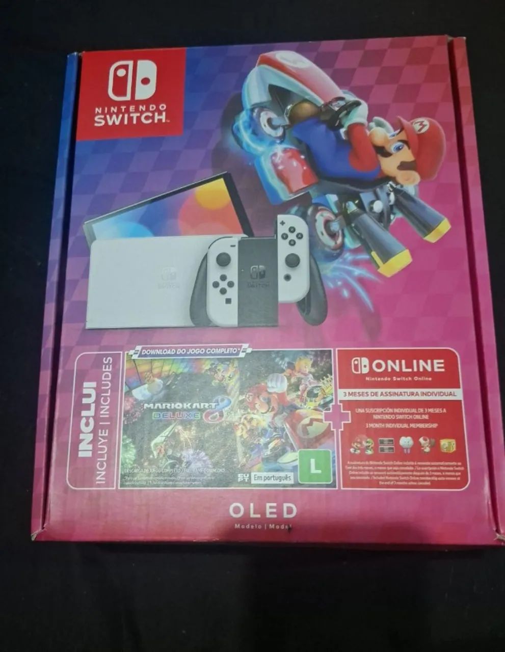 Console Nintendo Switch Oled Branco 64GB  - Foto 3