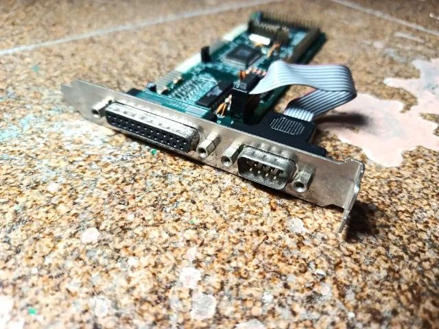 Placa controladora IDE pra 486 ISA hm83741q - Foto 2