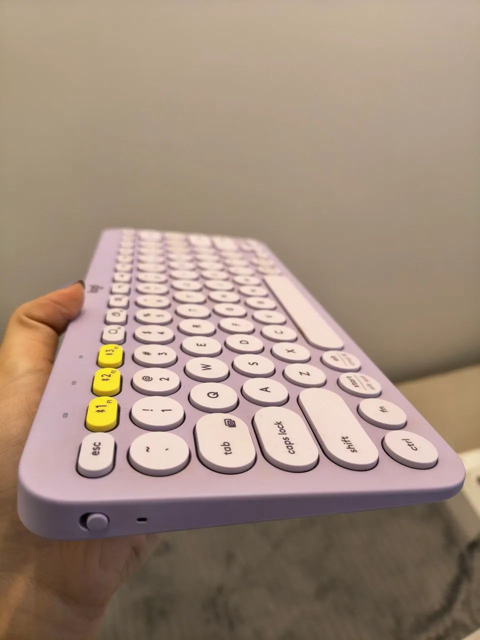 Teclado Logitech Pebble Keys K380s - Foto 3