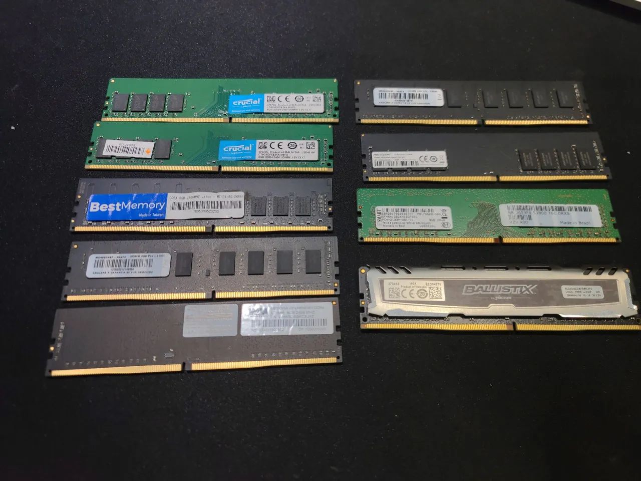 Pack 9 memória ram 8gb ddr 4 - Foto 2