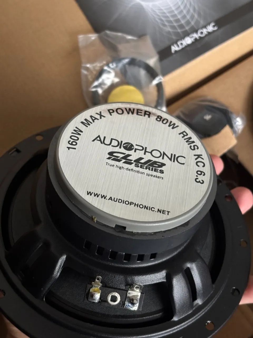 Kit Duas Vias Audiophonic Club K.c 6.3 6 Polegadas 160w Rms - Foto 4