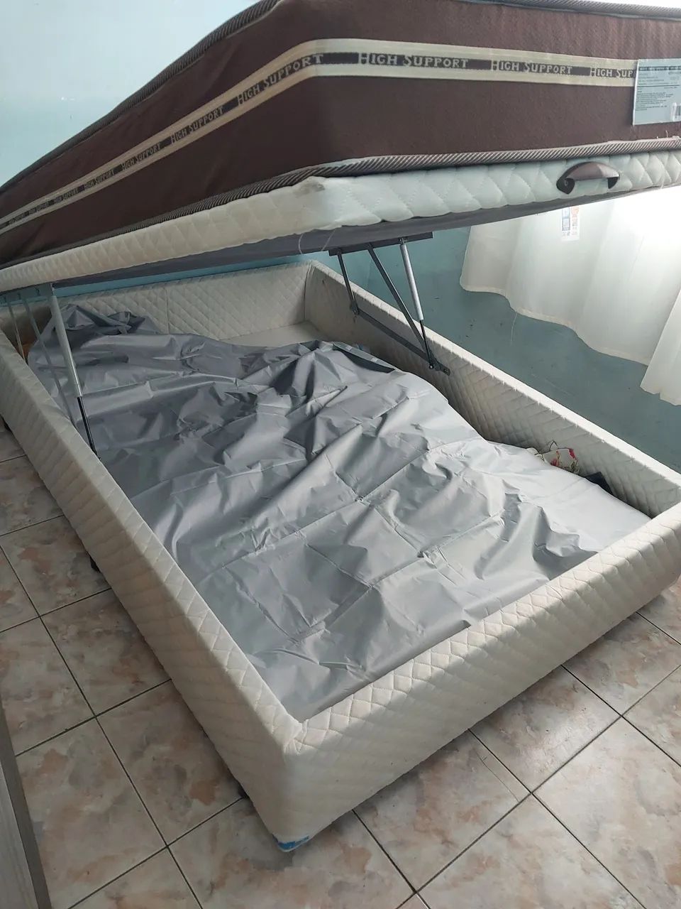 Cama Box com baú de casal  - Foto 4