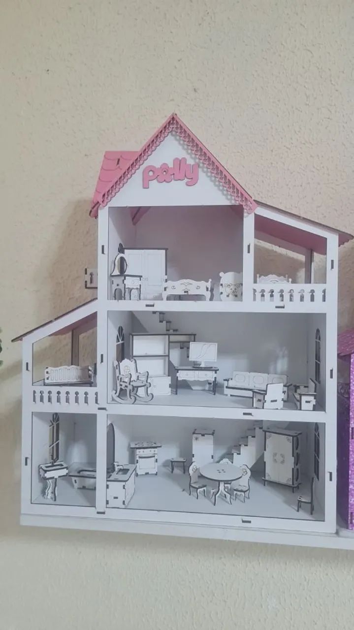 Casa de boneca para dia das crianças  - Foto 3