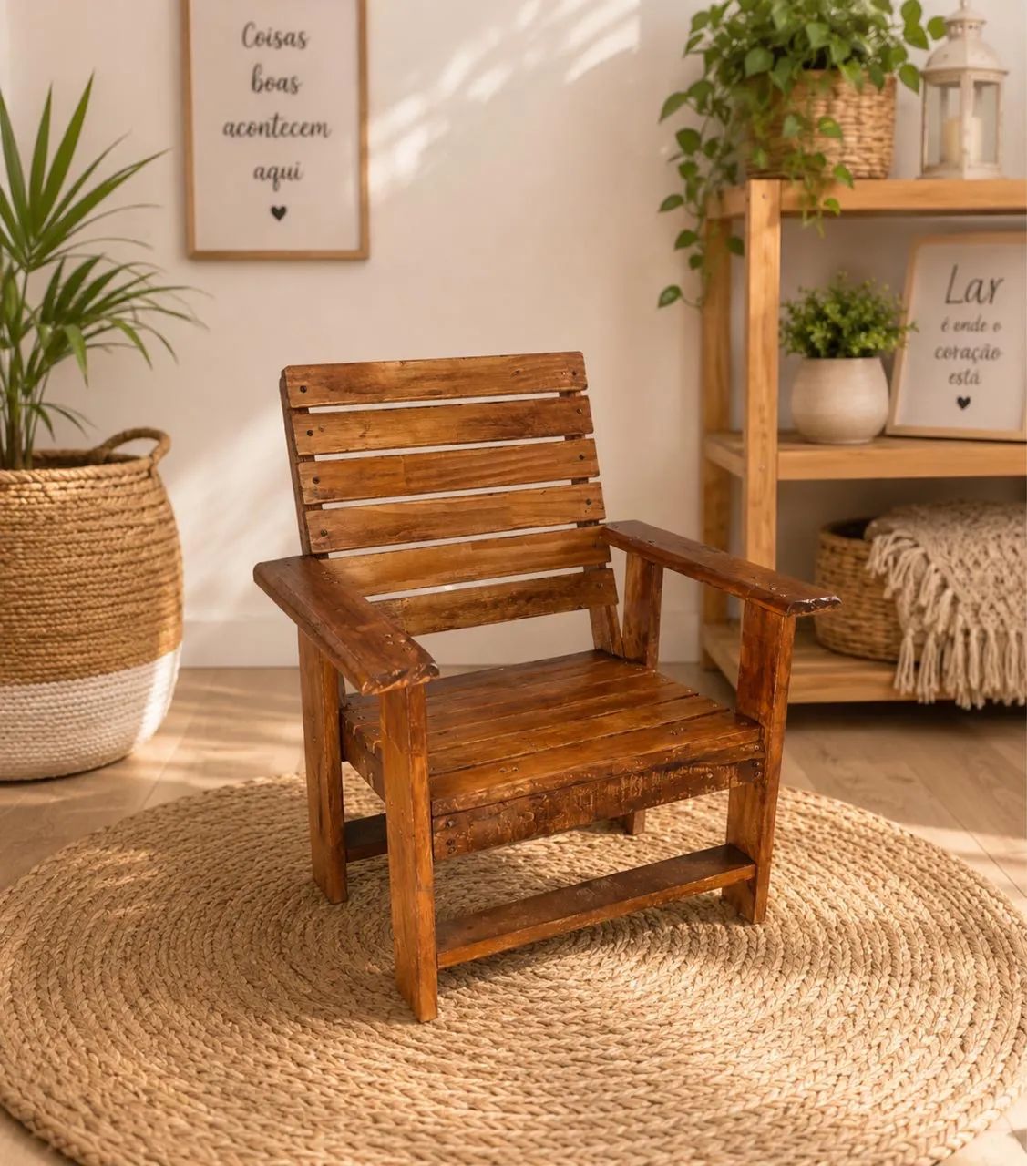 Poltroninha madeira maciça  - Foto 3