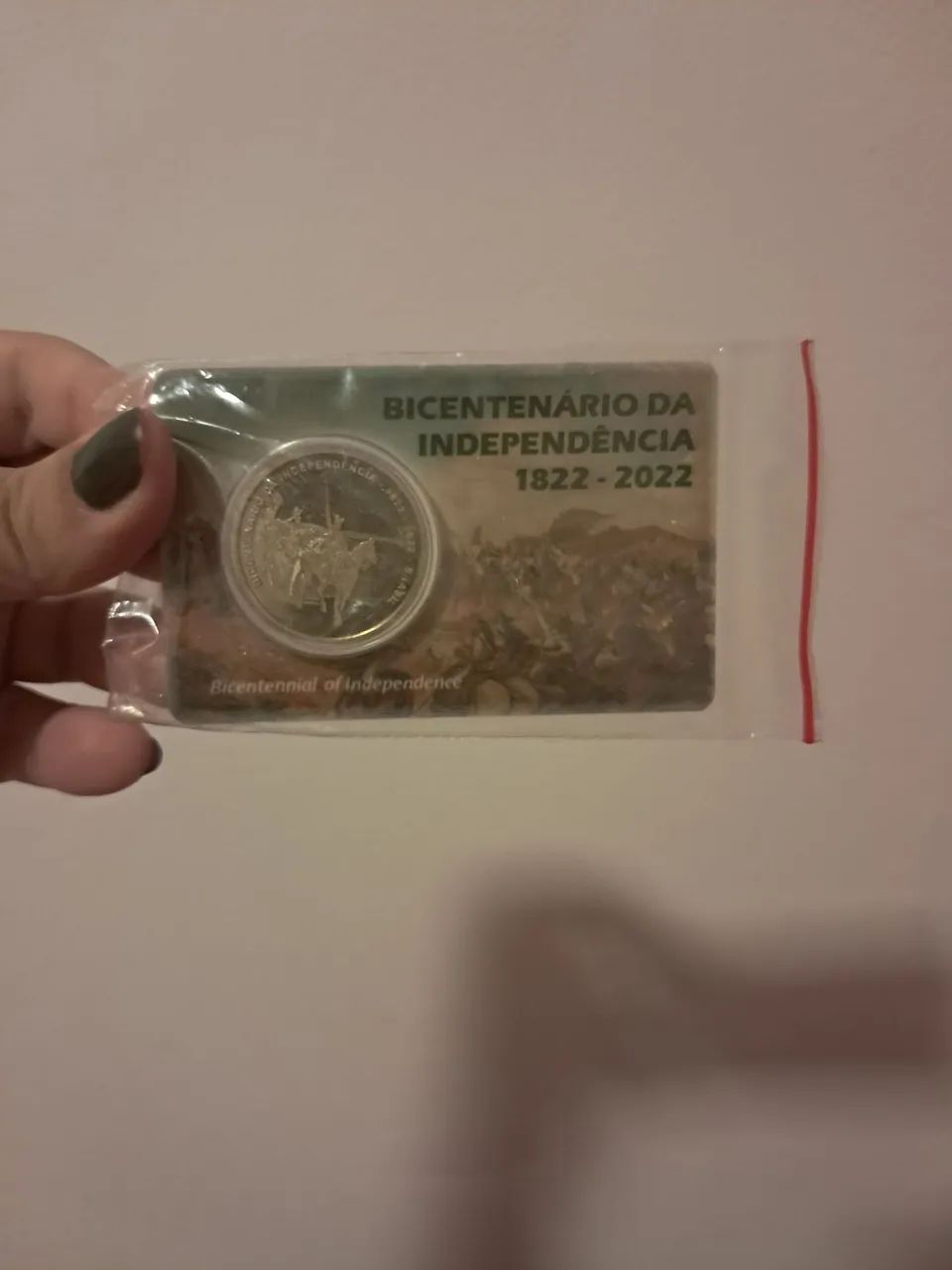 Moeda comemorativa bicentenário da independência