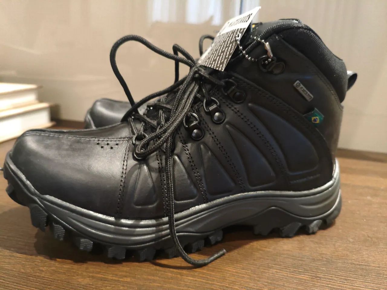 Bota Raider Preta - Bootpillar Confort - Couro legítimo - número 40 - Foto 4