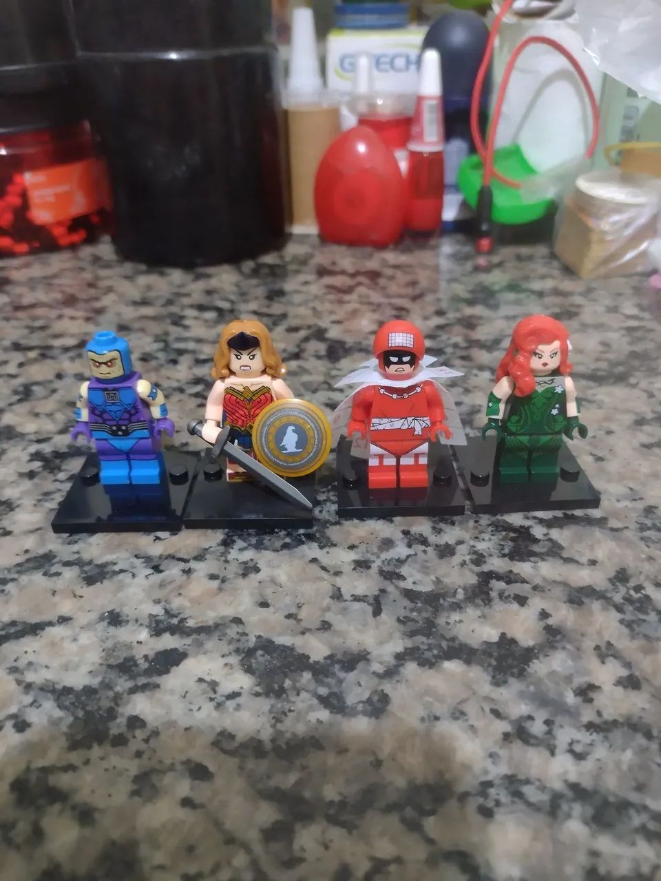 Conjunto de Blocos de Montar Marvel e DC Super Heróis e Vilões. - Foto 3