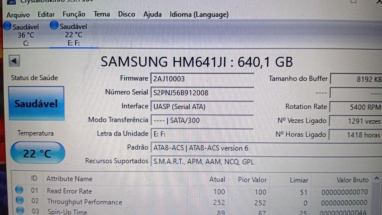 Lote de  7HDs Sata para notebook  - Foto 2