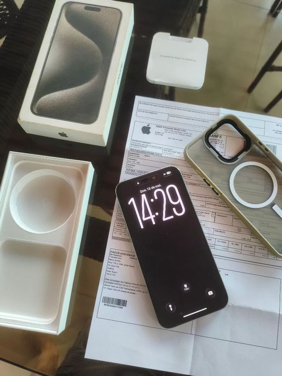iPhone 15 pro Max 512 GB com NF sem faceID - Celulares e
