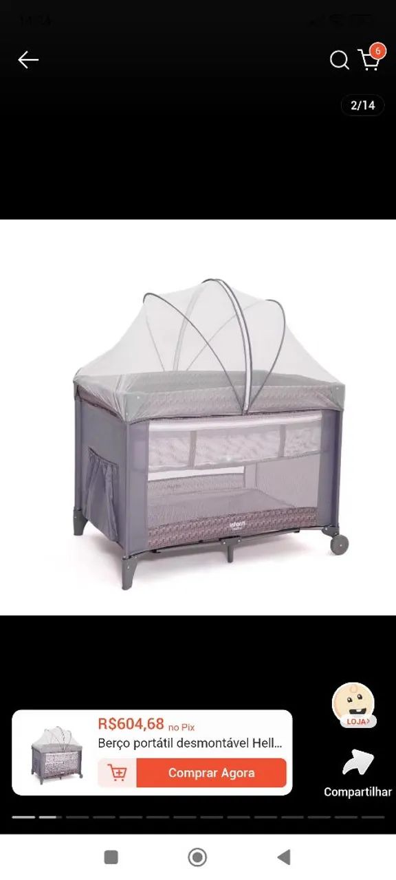 Chiqueirinho berço com trocador  - Foto 4