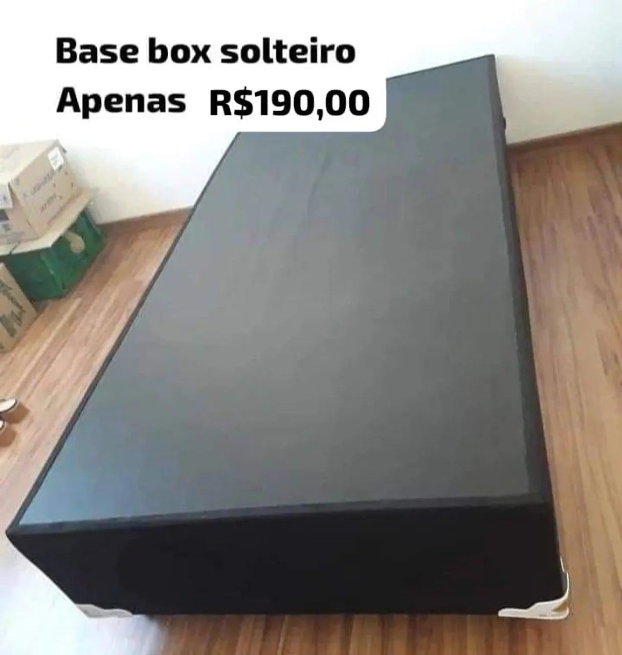 Base box solteiro simples R$190,00 cada  - Foto 2