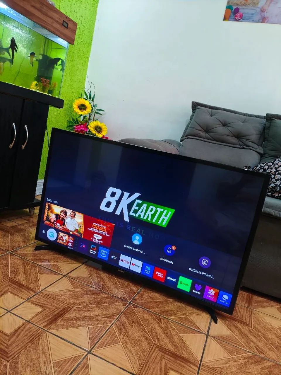 SMART TV SAMSUNG 40 POLEGADAS PERFEITA BARATA R$950. ENTREGO!  - Foto 4