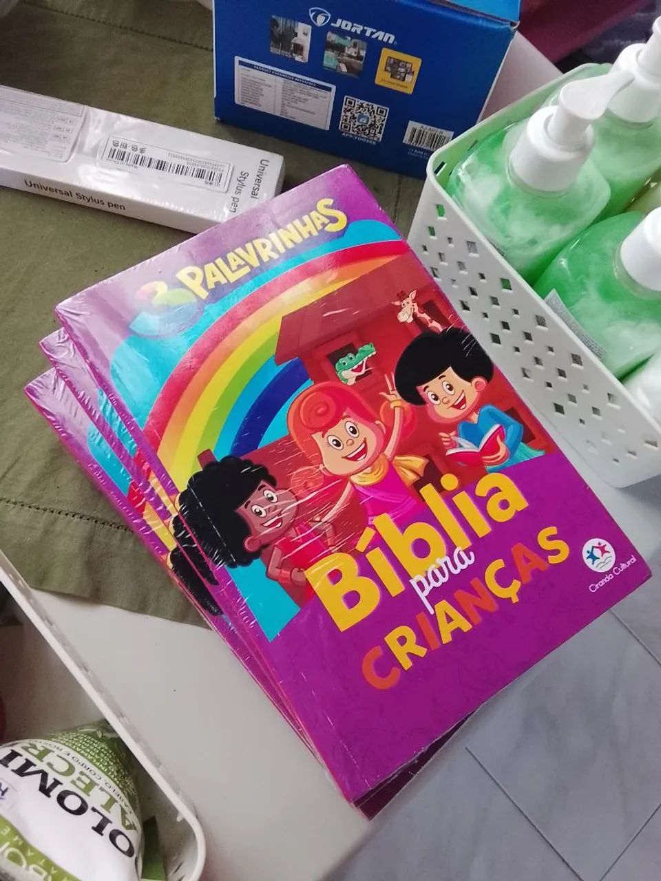 Bíblia infantil 3 palavrinhas 
