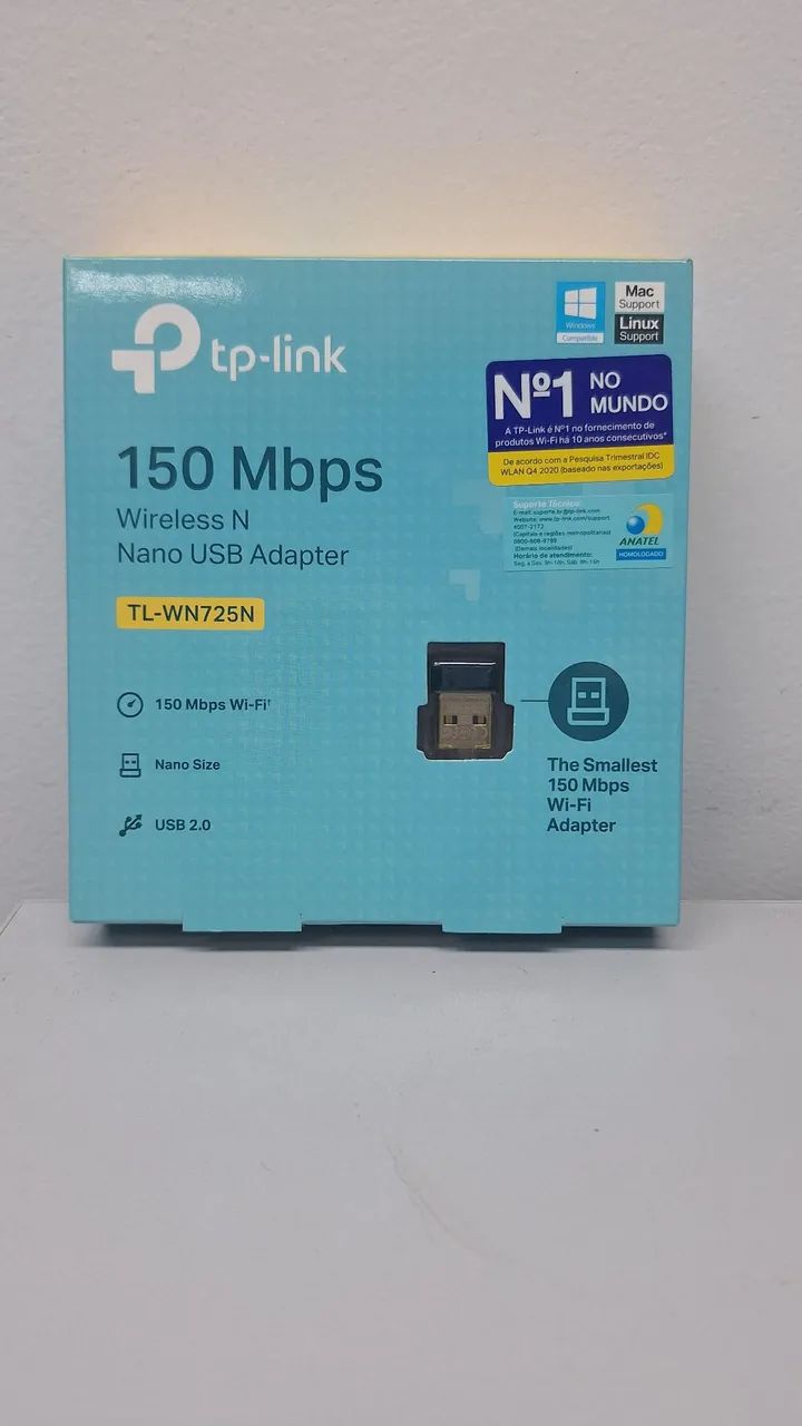 Adaptador Wi-Fi tp-link 150 Mbps nano