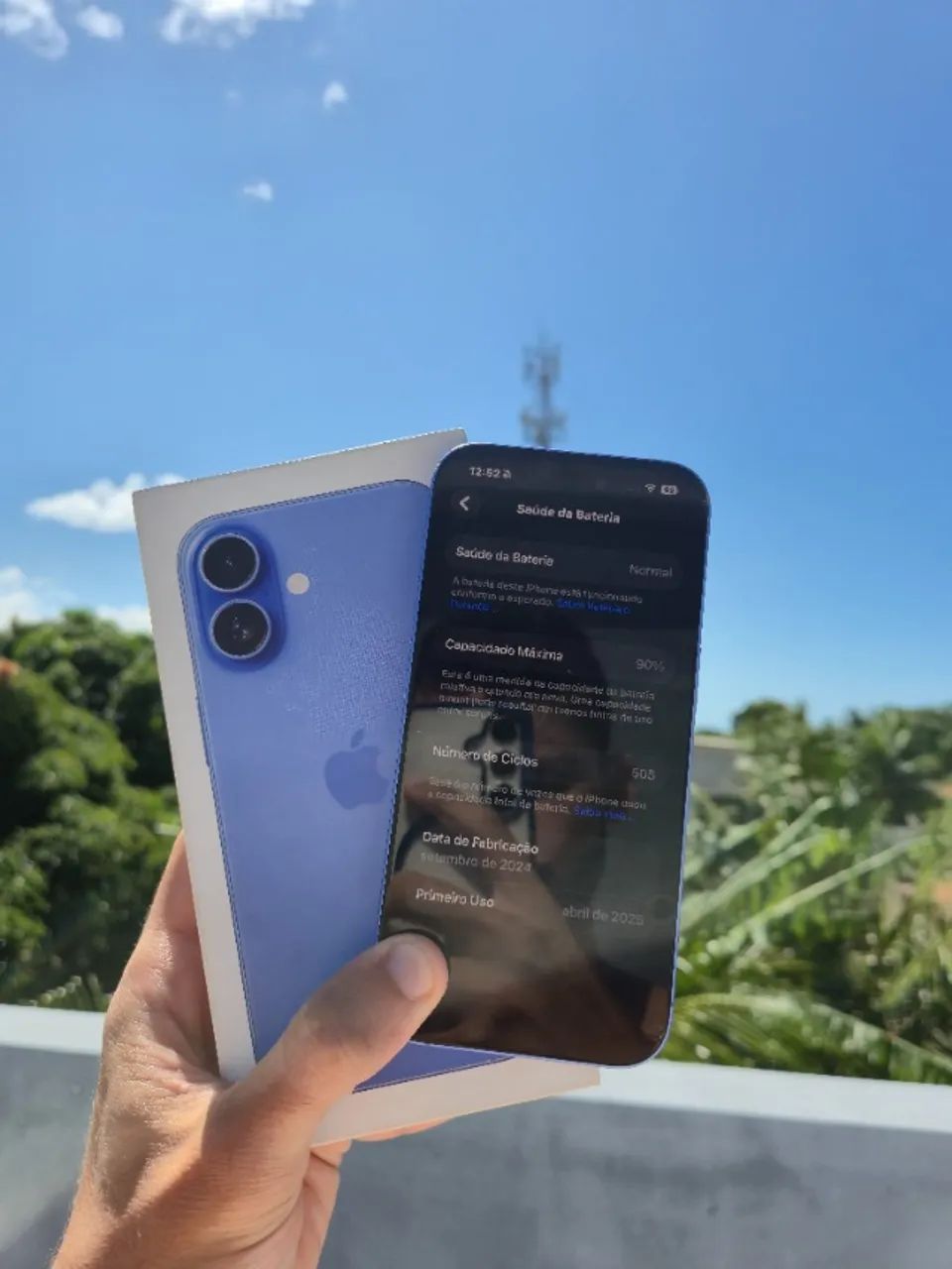 iPhone 16 256GB Azul Ultramarine | Original e com 90% de Bateria - Foto 3