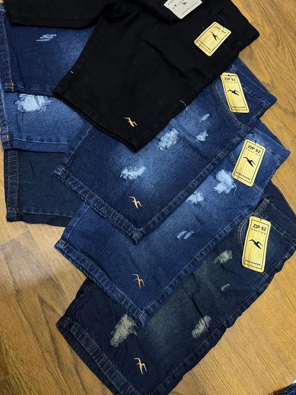 Bermuda jeans masculina 