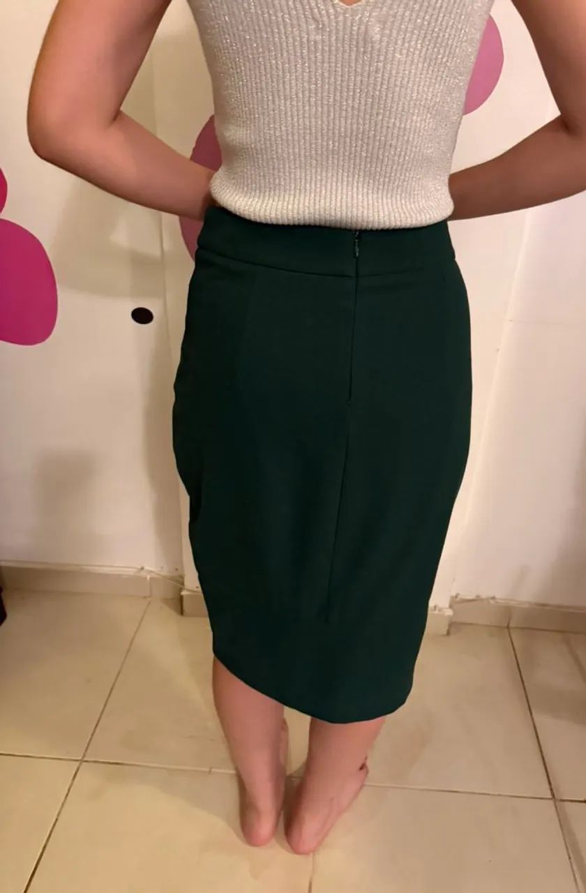 Saias TVZ Preta e Verde - Foto 2