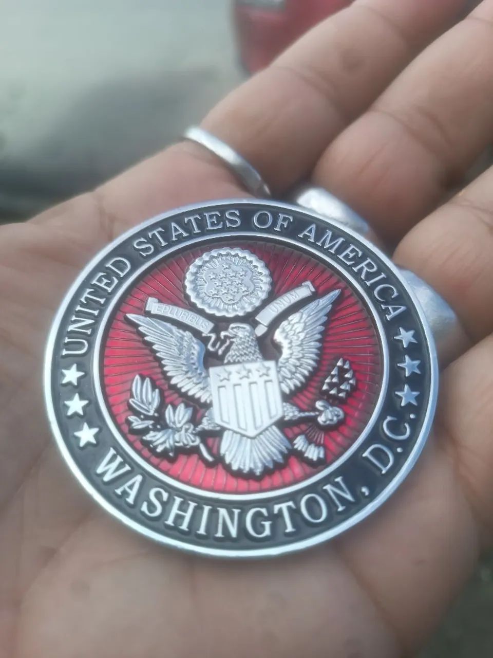 Medalhão comemorativo Washington DC