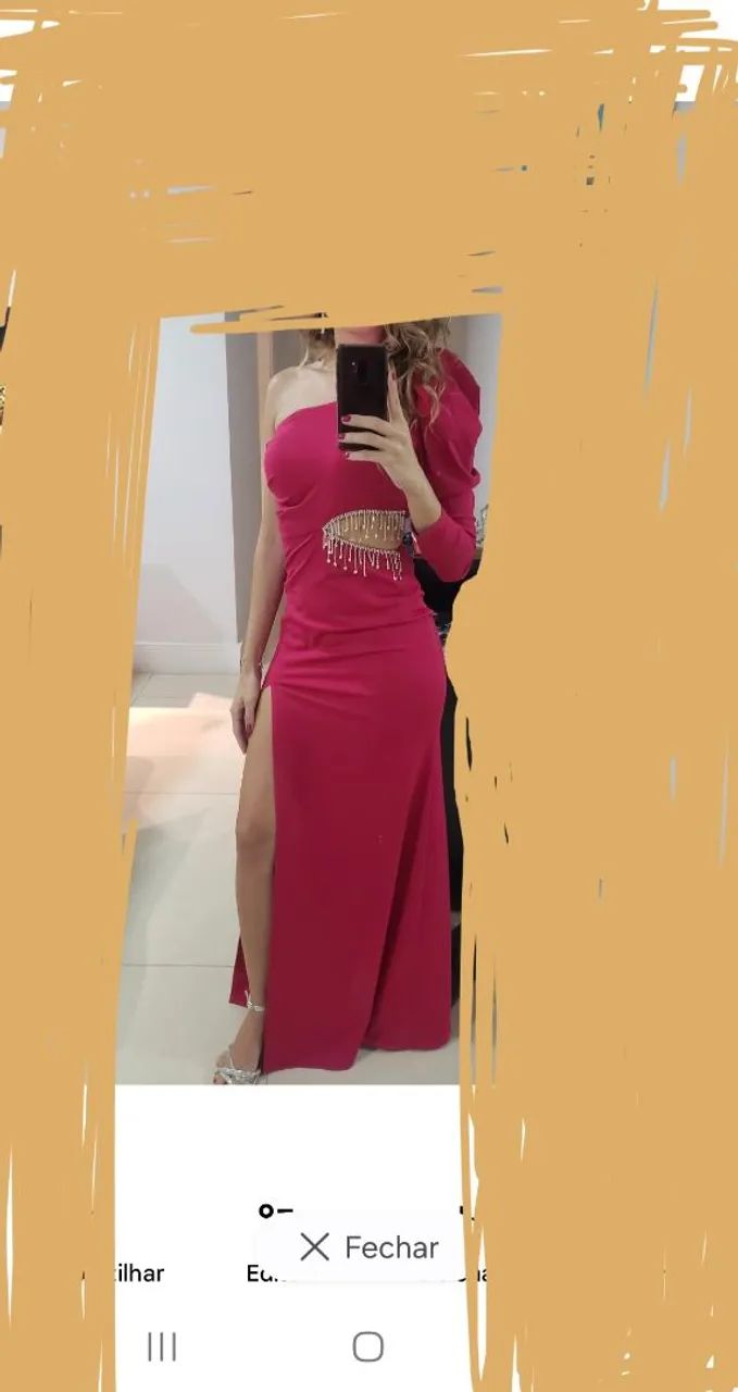 Vestido de festa luxo