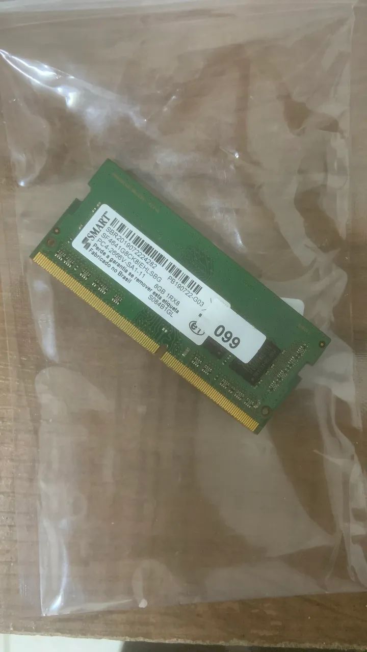 VENDO DUAS MEMÓRIA RAM 8GB 2666Mhz - Foto 2