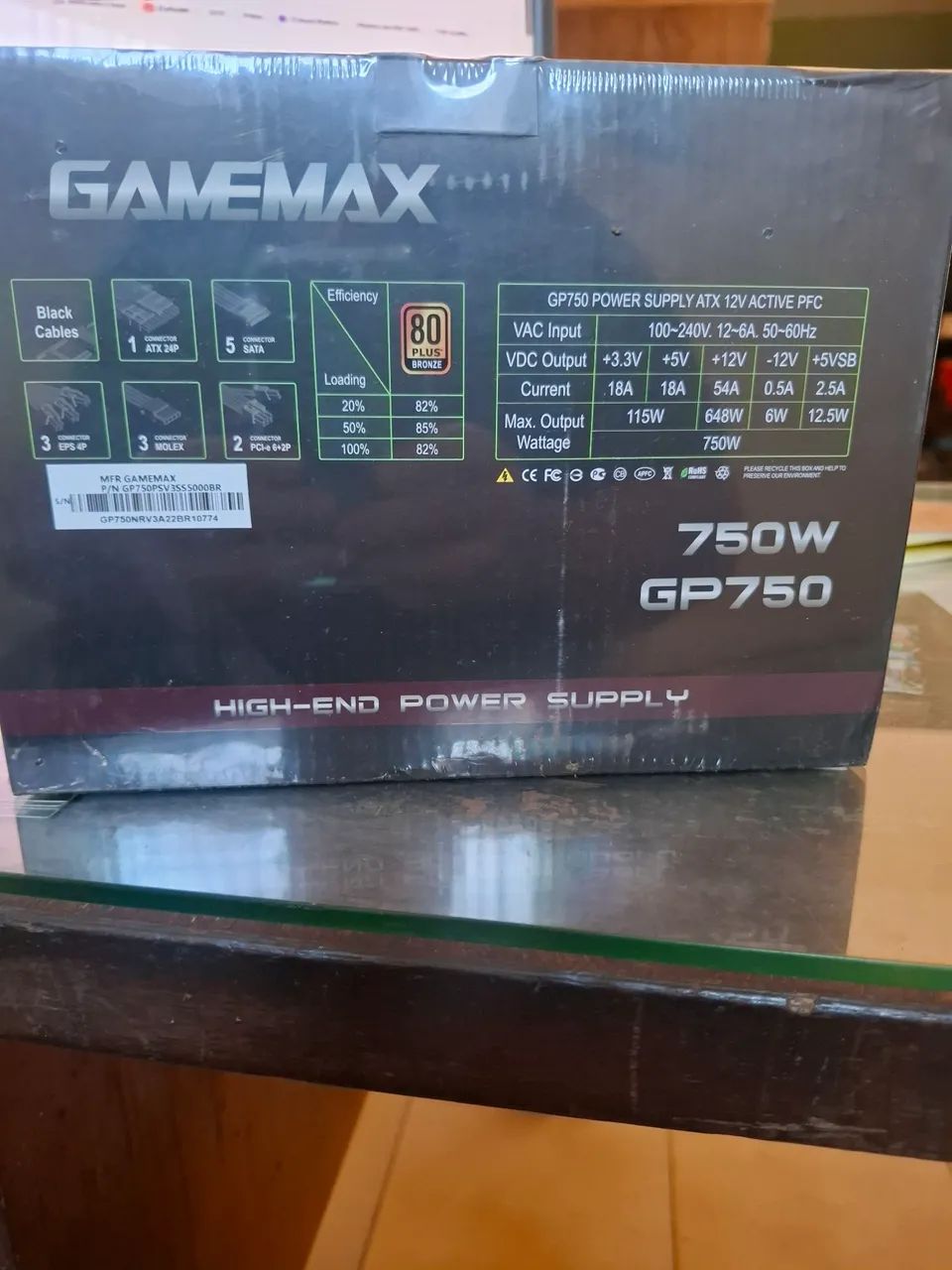 Gamemax 750w plus bronze - Foto 2