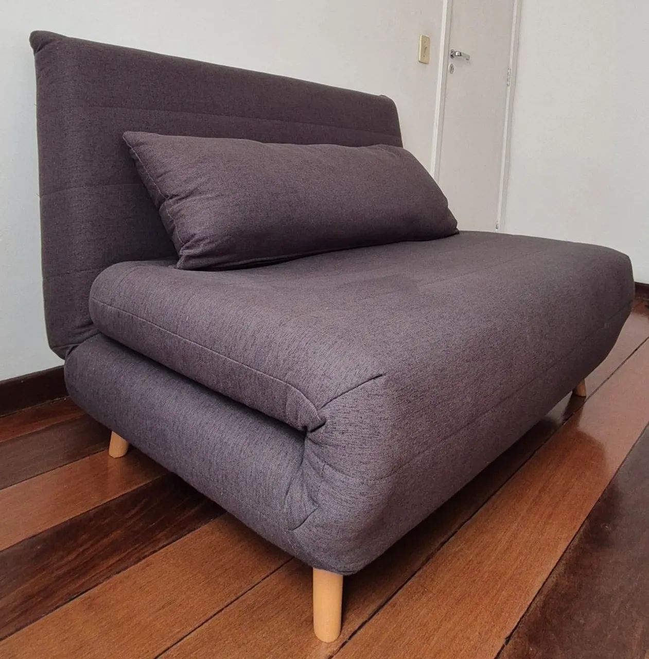 Sofá Cama Casal de 2 lugares Gênova Cinza