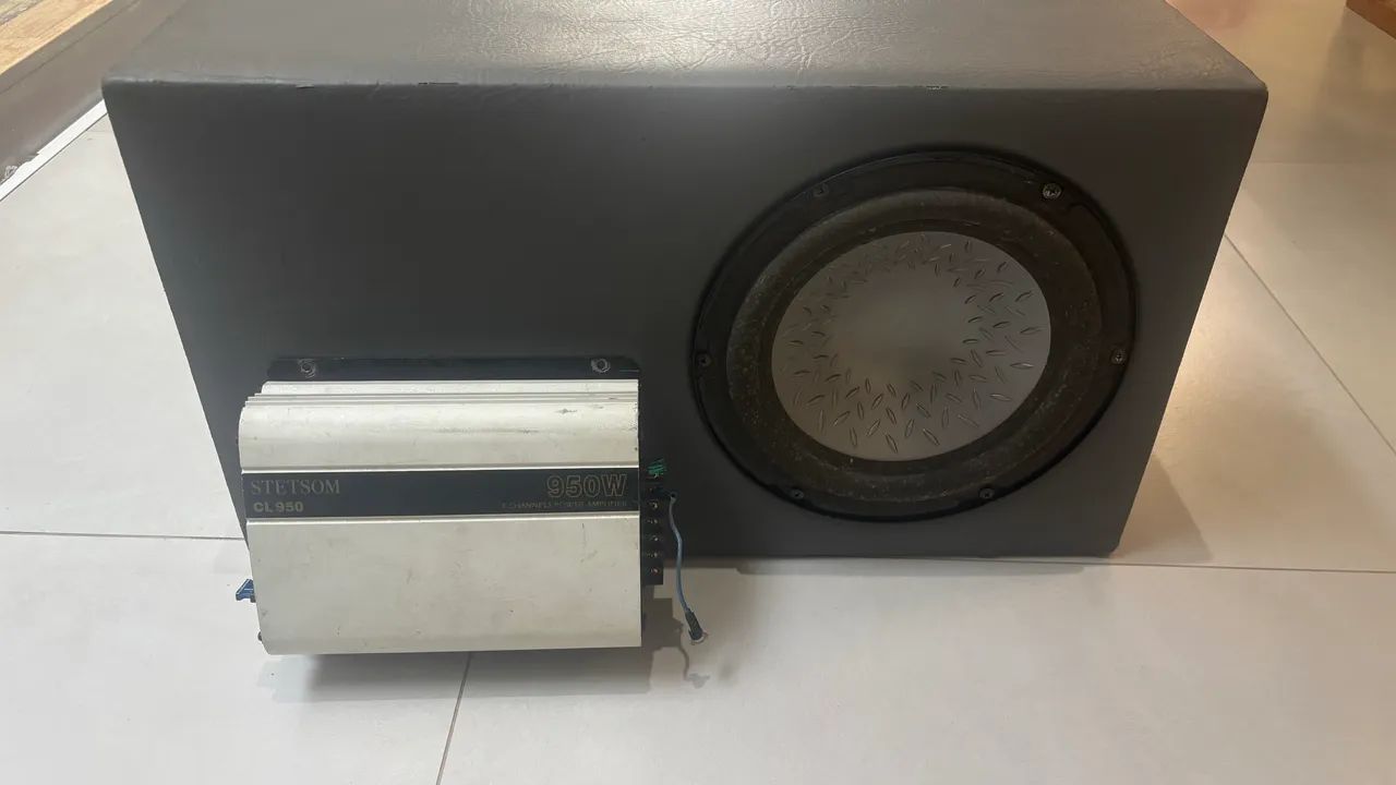 Subwoofer 10 polegadas + módulo  - Foto 2