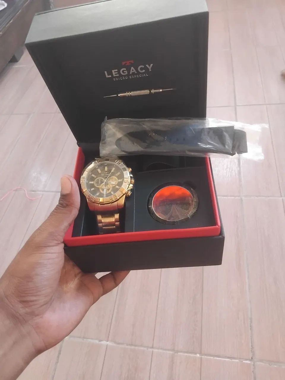 Relógio legacy technos novo