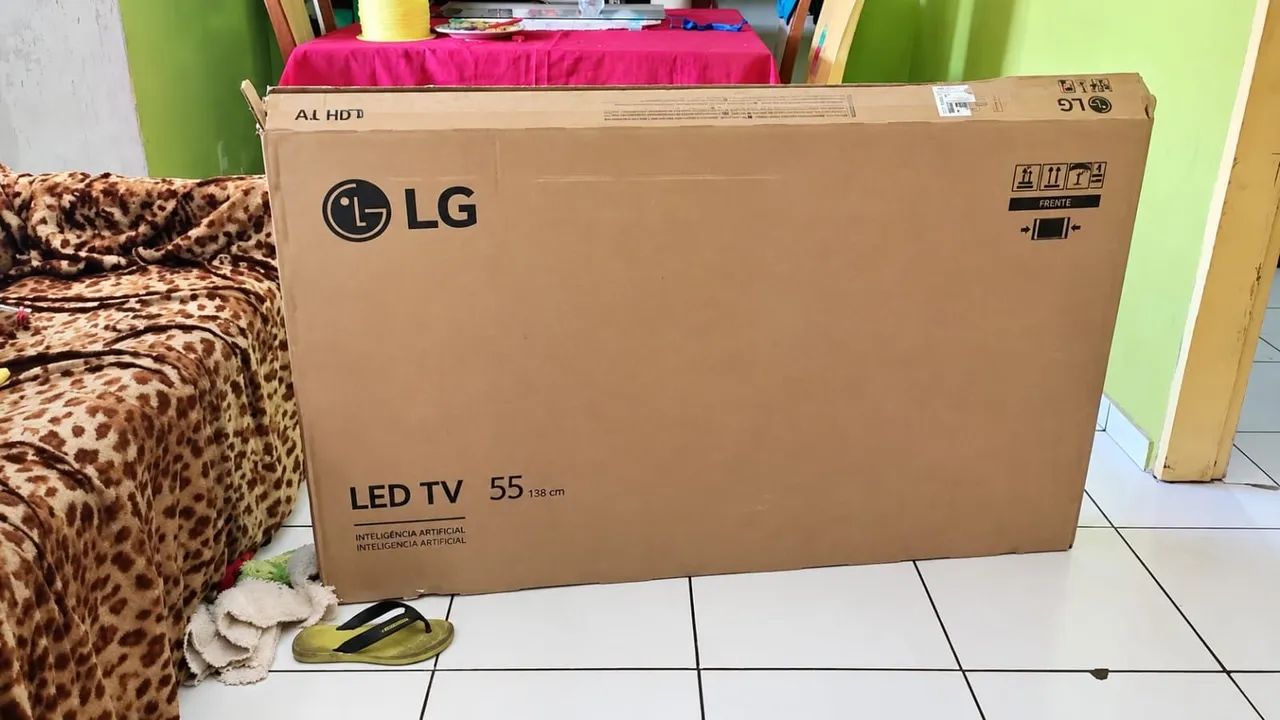 OPORTUNIDADE! SMART TV LG 55 POLEGADAS 4K UHD AI - TELA TRINCADA - Foto 5