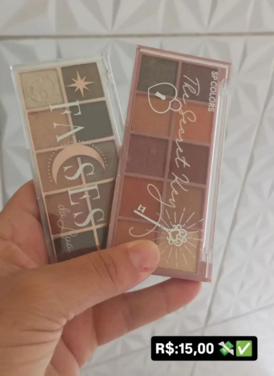 Kits de beleza a partir de R$10,00