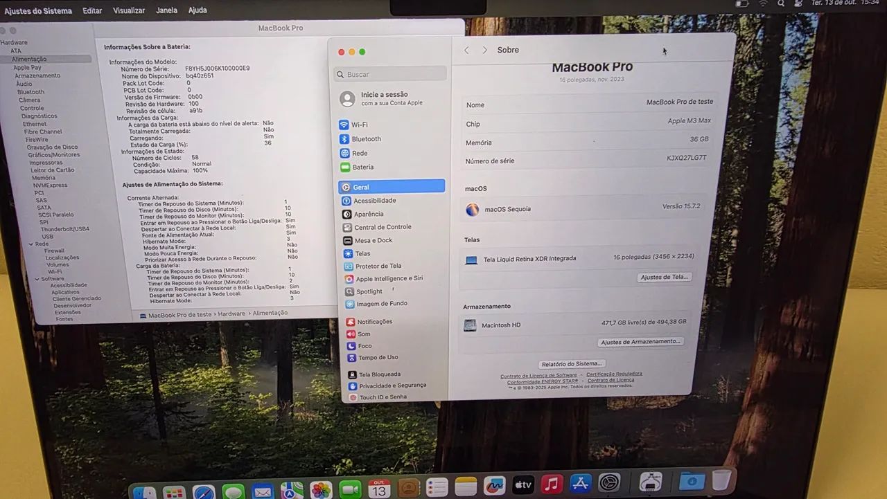 Macbook Pro 16 M3 Max 36gb 512gb - Foto 2
