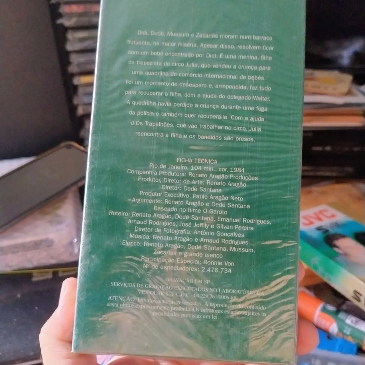 Fita VHS a filha dos trapalhões  - Foto 2