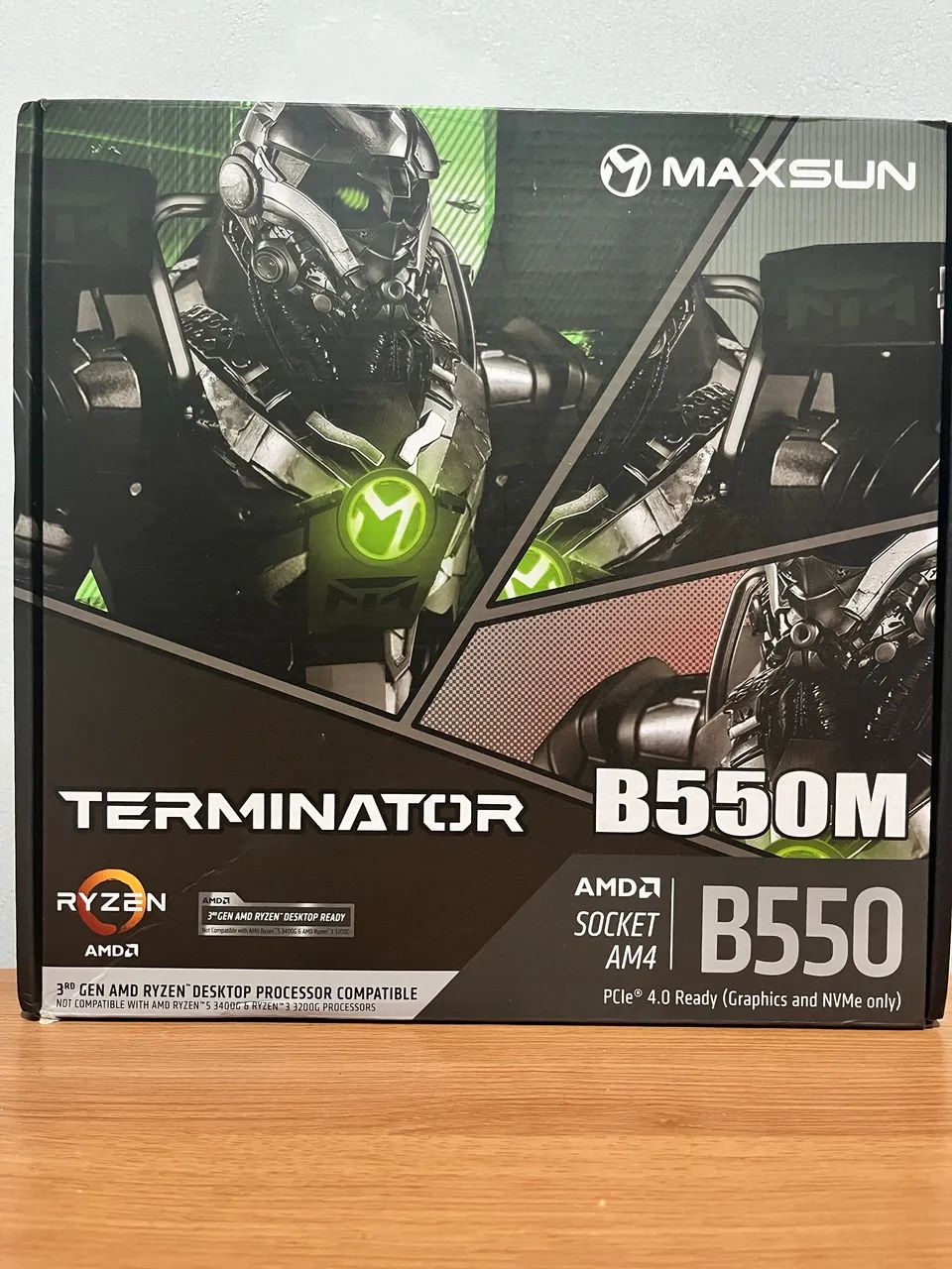 Placa-Mãe Maxsun B550M Terminator Socket AM4 - Nunca Usada - Foto 2