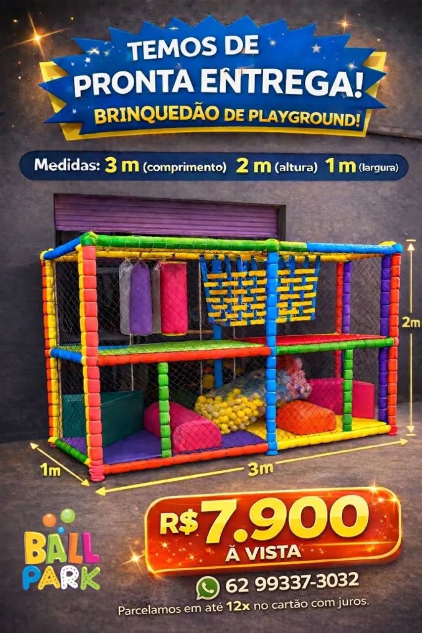 Brinquedoteca PRONTA ENTREGA