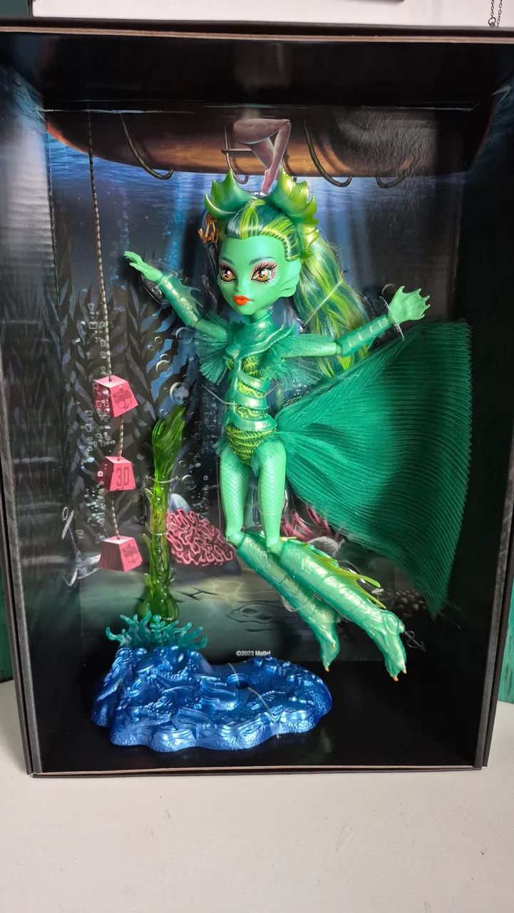 Boneca monster high skullector creature from the black lagoon - Foto 2