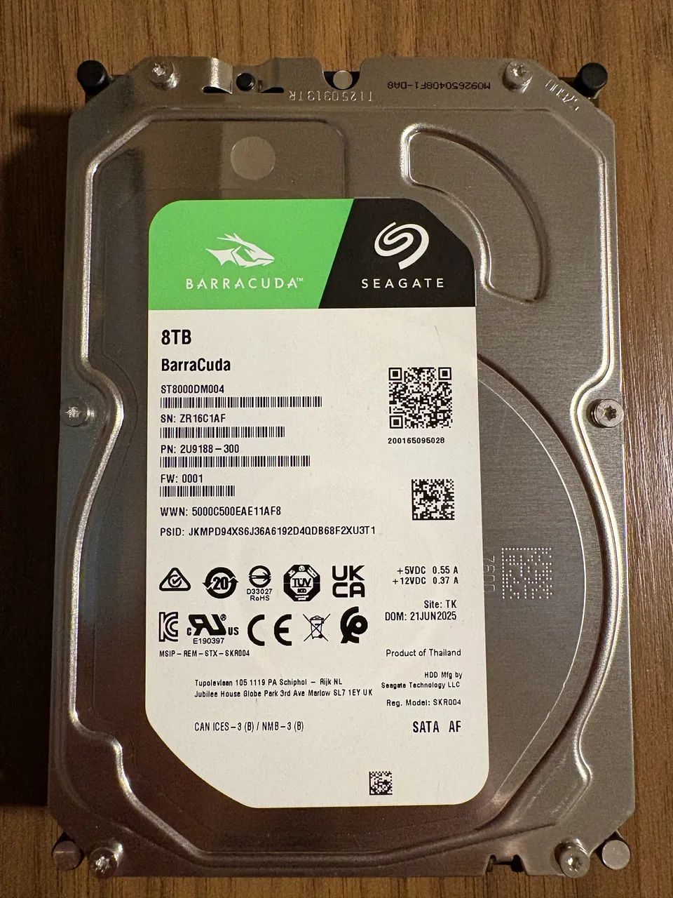 HDD Seagate 8 TB - MUITO NOVA