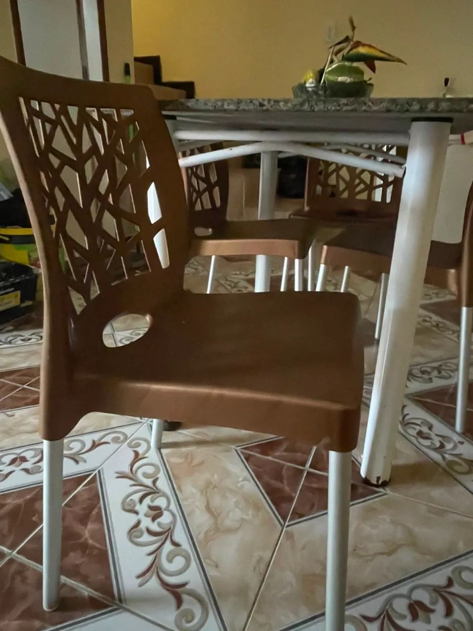Mesa de mármore completa  - Foto 3
