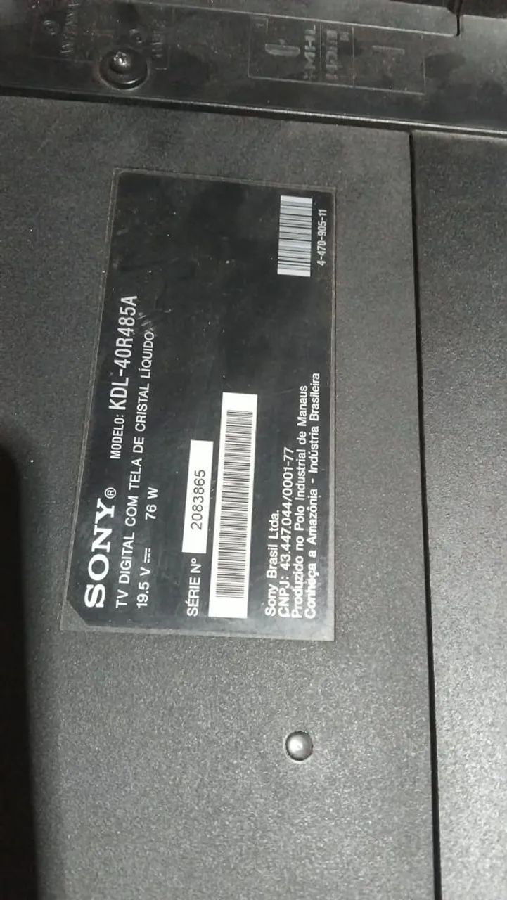 TV sony 40 polegadas 