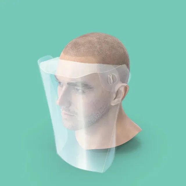 PROTETOR FACIAL TRANSPARENTE C/ ELÁSTICO - Foto 2