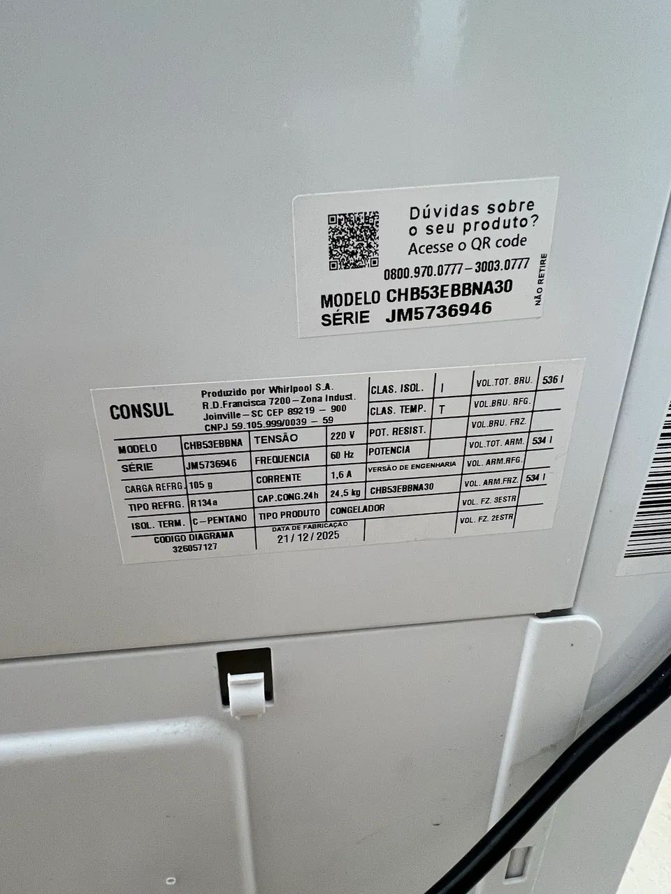 FREEZER CÔNSUL 536 LITROS   - Foto 3