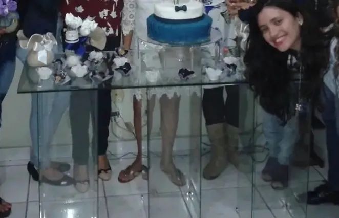 MESA DE VIDRO PARA FESTAS E DECORAÇÕES  - Foto 5